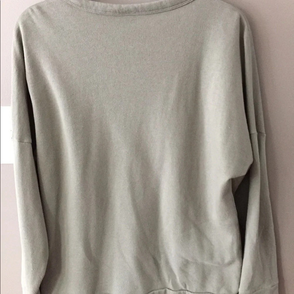 VS PINK Nation Long Sleeve Mesh V Neck Crew M - Picture 6 of 10